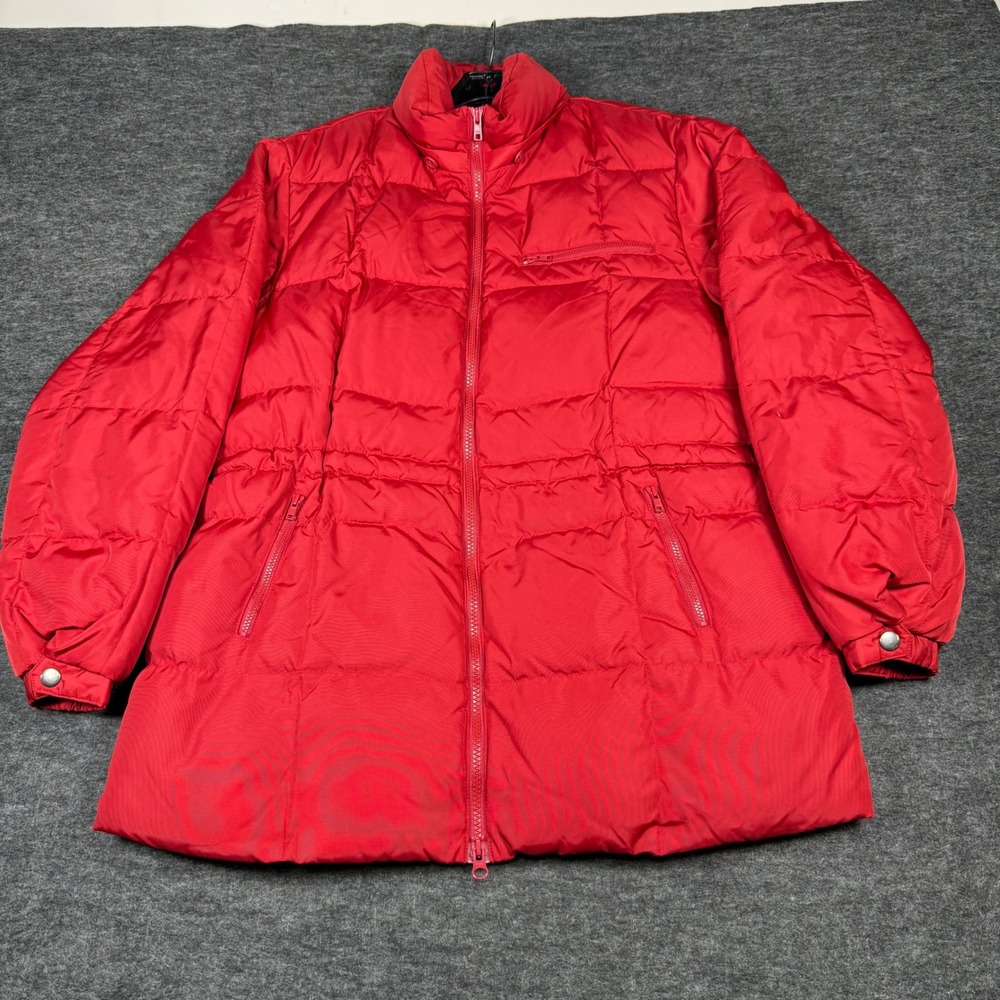 Alfani‎ Outerwear Red Puffer Coat Jacket Down Feather Fill Warm Winter Women's